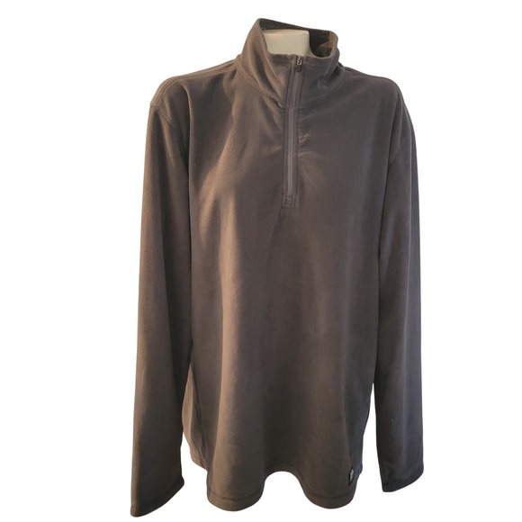 Eddie Bauer Other - Eddie Bauer Mens Txl Gray Fleece 1/4 Zip Long Sleeve Pullover Shirt outdoor cozy